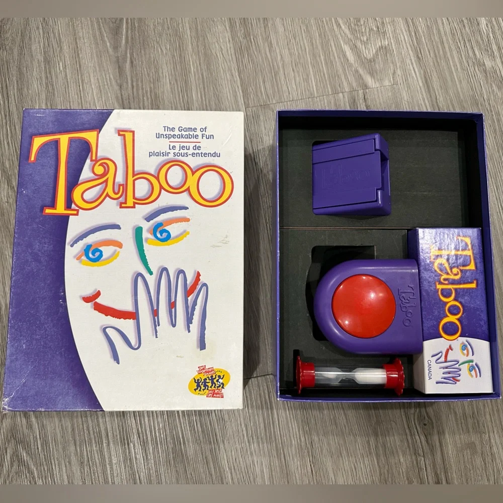 Vintage 2000 Edition Hasbro Taboo Board Game - Picture 3 of 7